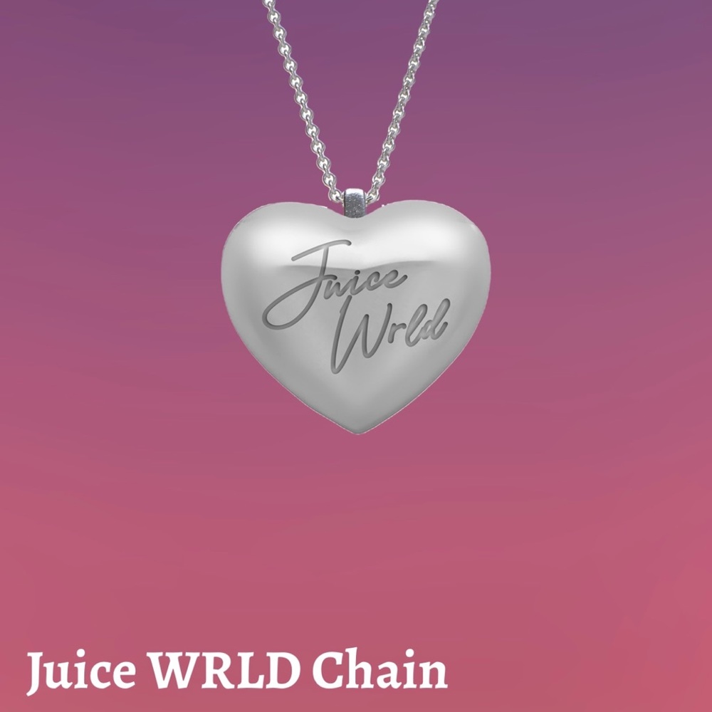 Juice Wrld - Legends Never Die Chain Solid Heart